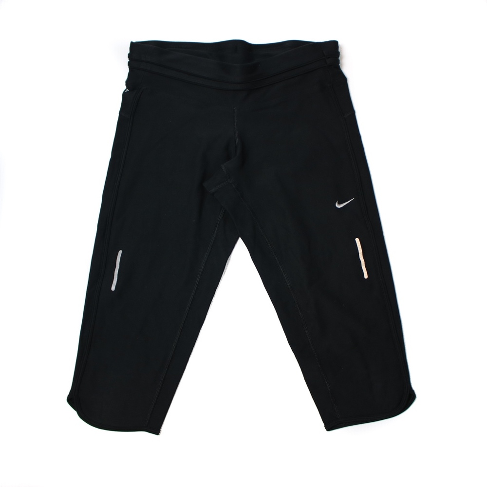 Nike Dri Fit Black Crop Workout Pants Small